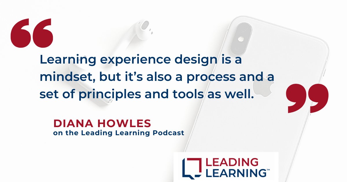leadlearningnow's tweet image. @DianaHowles, CEO of Howles Associates and author of Next Level Virtual Training joins us to discuss #learningexperiencedesign: what it is, why it matters, + how to effectively implement it. Tune in below 🎤
leadinglearning.com/episode-358-di…
#leadinglearning #LXD #learningbusiness
