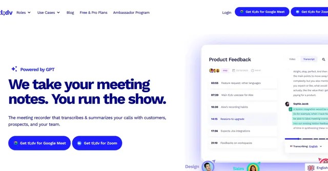 uptoolai's tweet image. @tldview
The #meeting recorder that #transcribes &amp;amp; #summarizes your calls with #customers, #prospects, and your team. #Tweets
#ArtificialIntelligence
Link:- tldv.io/?utm_source=fu…
