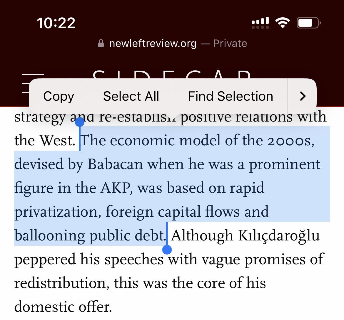 Babacan gets way too much credit. It was Dervis who devised it, he simply implemented. Babacan is as good as an MBA associate intern.