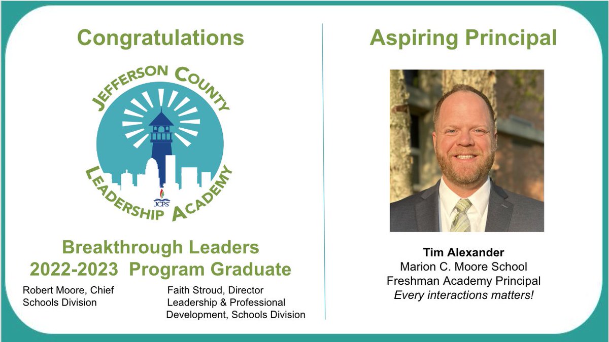 Congratulations Tim Alexander! <a href="/mooremustangs/">THE Marion C. Moore</a>