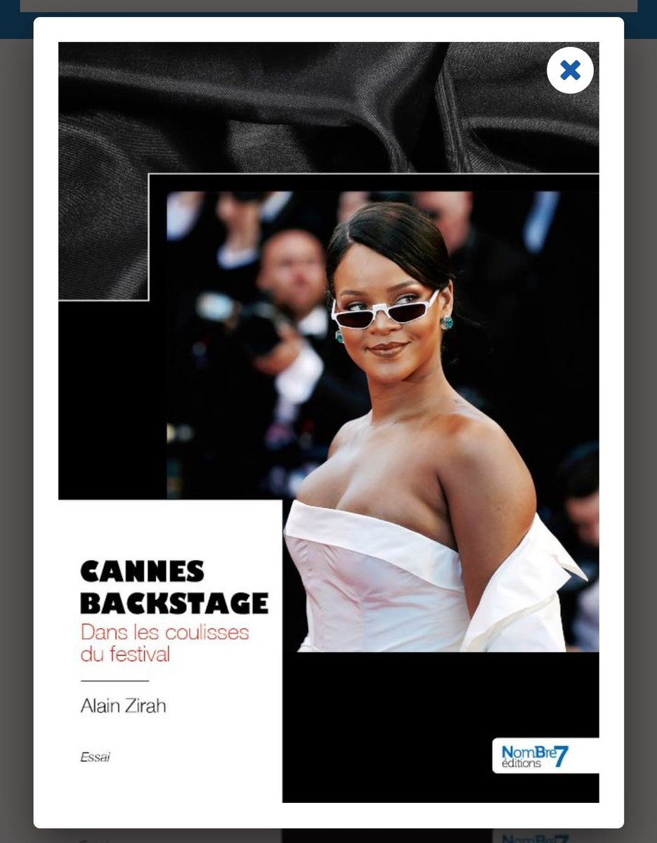 CANNES BACKSTAGE D'ALAIN ZIRAH ET ANNE GOMIS est disponible  EN FRANCE, au Brésil, au Portugal dans les librairies de plusieurs villes et surtout peut être reçu à domicile avec Bertrand livreiros : bertrand.pt/arvoretematica…