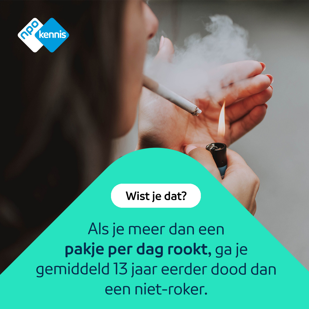 Zo'n 20.000 Nederlanders sterven jaarlijks aan het roken van sigaretten 🚬⛔️

Meer over de schadelijke effecten van roken vind je hier: npokennis.nl/story/1/hoe-sc… 

#WereldNietRokenDag #WorldNoTabaccoDay