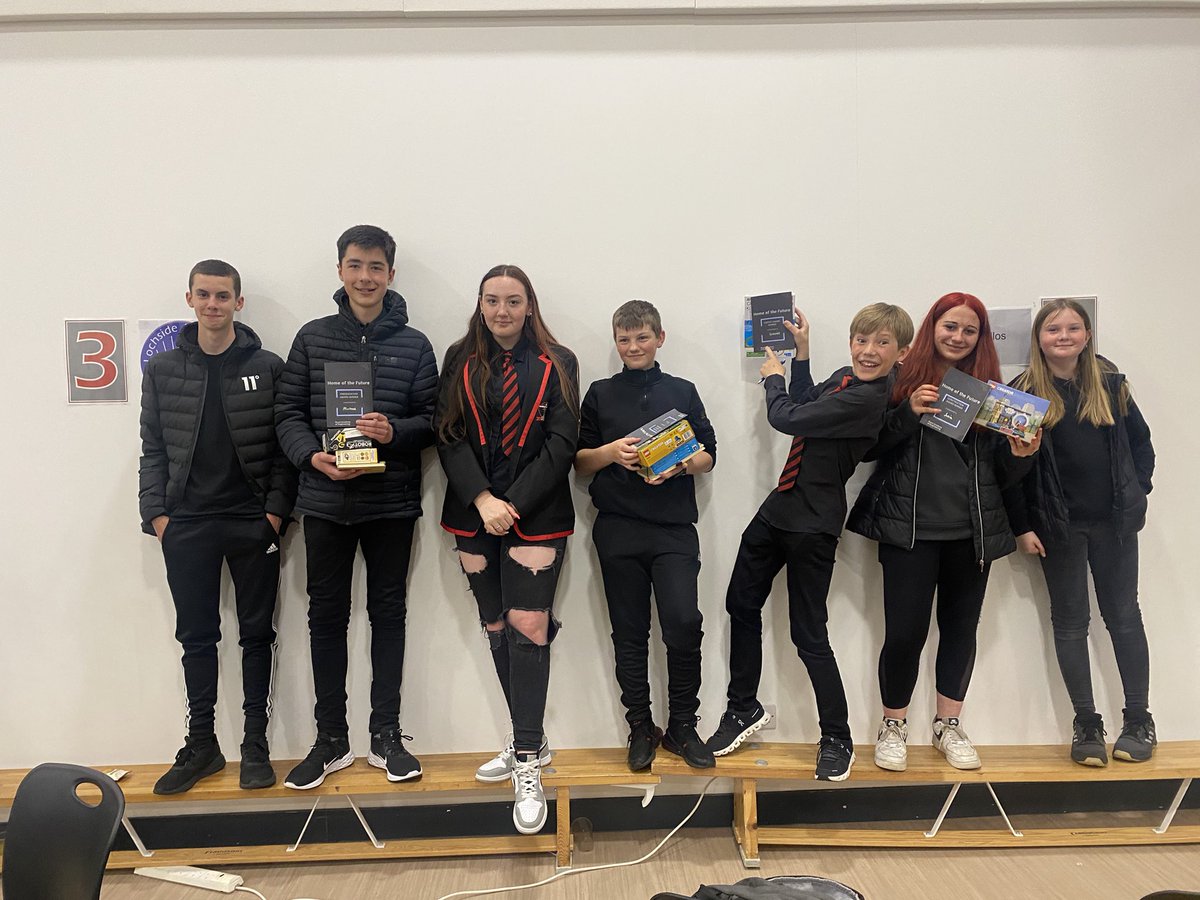 Pupils loved taking part in the Royal Academy of Engineering: Home of the future challenge today! Such a great opportunity to speak with industry partners and apply what they had learned. 5 out of 7 pupils were part of winning groups 🤩 thanks to Lochside Academy for hosting!