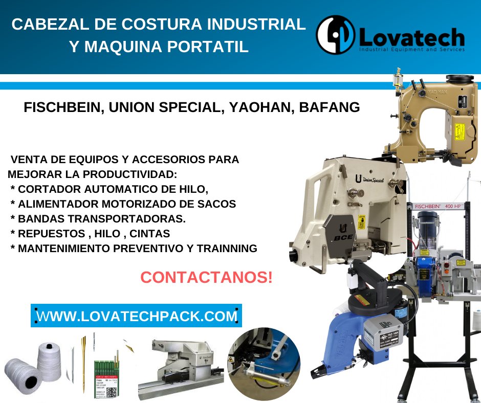 LovatechLA's tweet photo. Aumenta tu productividad y eficiencia con nuestra amplia selección de cosedoras industriales de alta calidad.

 ¡Mejora tu proceso de cosido y obtén resultados impecables!

#COSEDORAS #INDUSTRIA #SACOS #UNIONSPECIAL #FISCHBEIN #YAOHAN #SIRUBA #BAFANG https://t.co/w15t59tB8k
