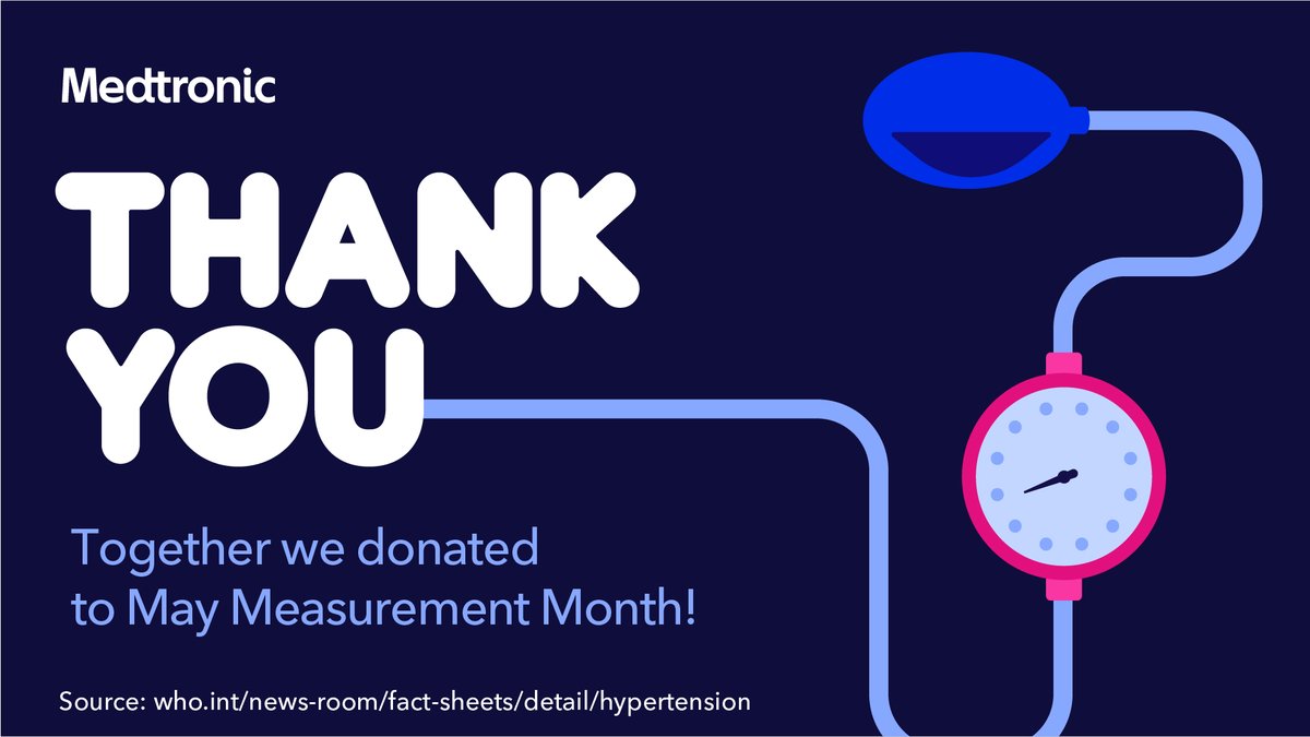 Thank you from the bottom of our hearts! We donated to the May Measurement Month organization.

bit.ly/3OLvlGC
