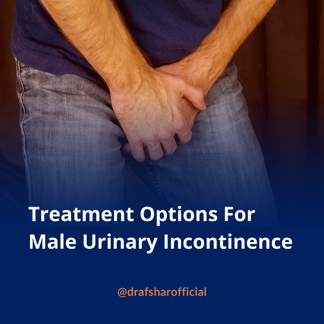 Urinary incontinence is a common condition that results in the unintentional loss of urine. Treatments for men include
➡️ Behavioral techniques.
➡️ Pelvic floor muscle exercises.These exercises are not just for women. 
➡️ Benign prostatic hyperplasia treatments 
#maleincontinence