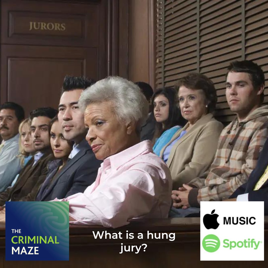 TheCriminalSol1's tweet photo. The latest episode of The Criminal Maze podcast is now available on all of the usual podcast platforms.

In this episode we explain what a hung jury is.

Enjoy.

#podcast #truecrime #crime #criminallaw #jury https://t.co/hhNR2FhP2t