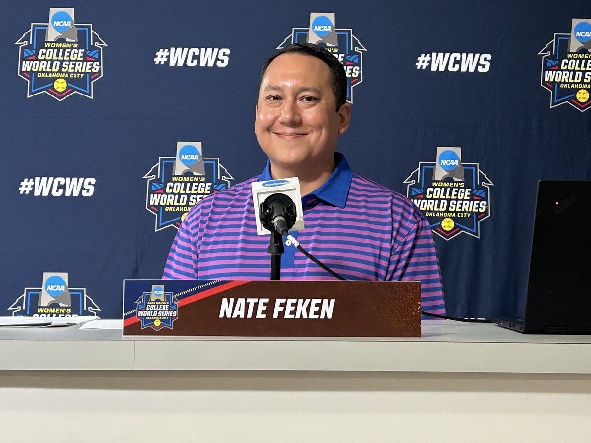 TheGreat_Nate's tweet photo. NBD but I’m a national championship press conference moderator now. #AddItToTheResume https://t.co/88MGe0H8sB