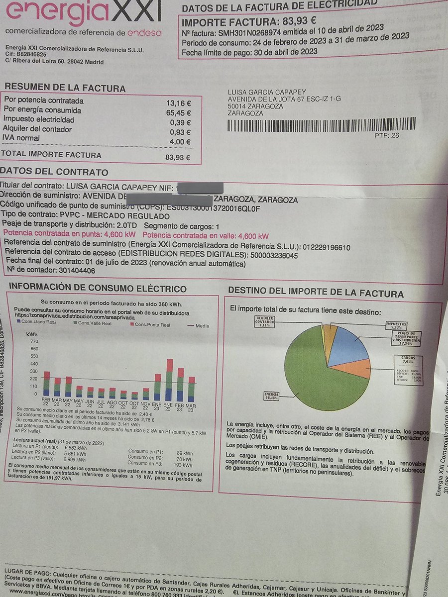 Luisa_GCapapey's tweet photo. Por favor.
AYUDA
Debemos meses de piso.
Tenemos muchas facturas por pagar y no queremos que nos corten la luz.
Tenemos problemas con la comida.

Banco Ruralvia: ES59 3191 0031 9454 7270 1316
Bizum: 650694300 (hijo mayor) https://t.co/2jldfe8QSA