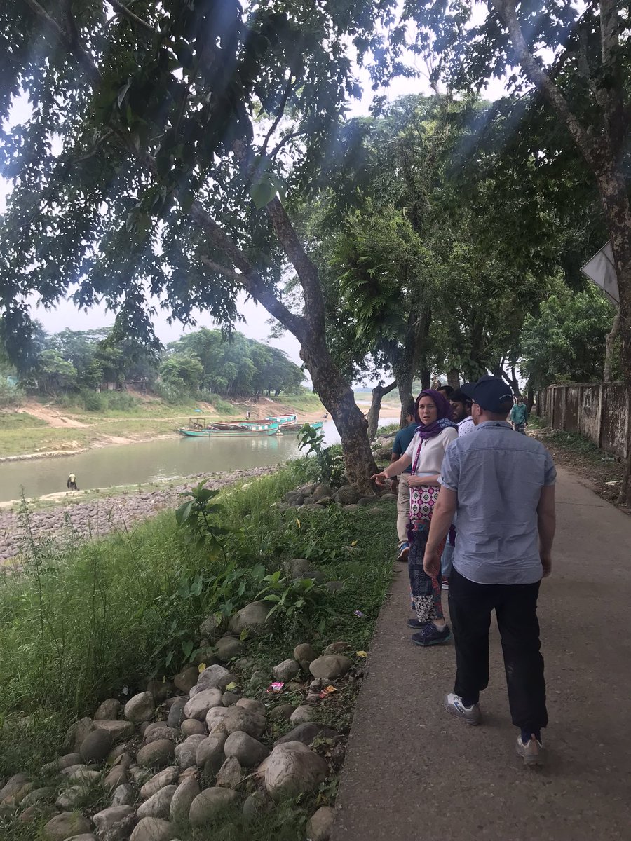 alexsaunderstwt's tweet photo. My first PhD fieldwork! Lots of flood risk related ideas after visits to Sylhet, Sunamganj, Sirajganj and Dhaka. Hopefully the first of many trips to Bangladesh. Thanks to everyone who met with / accompanied us / joined our workshops! https://t.co/kz2y0arh82