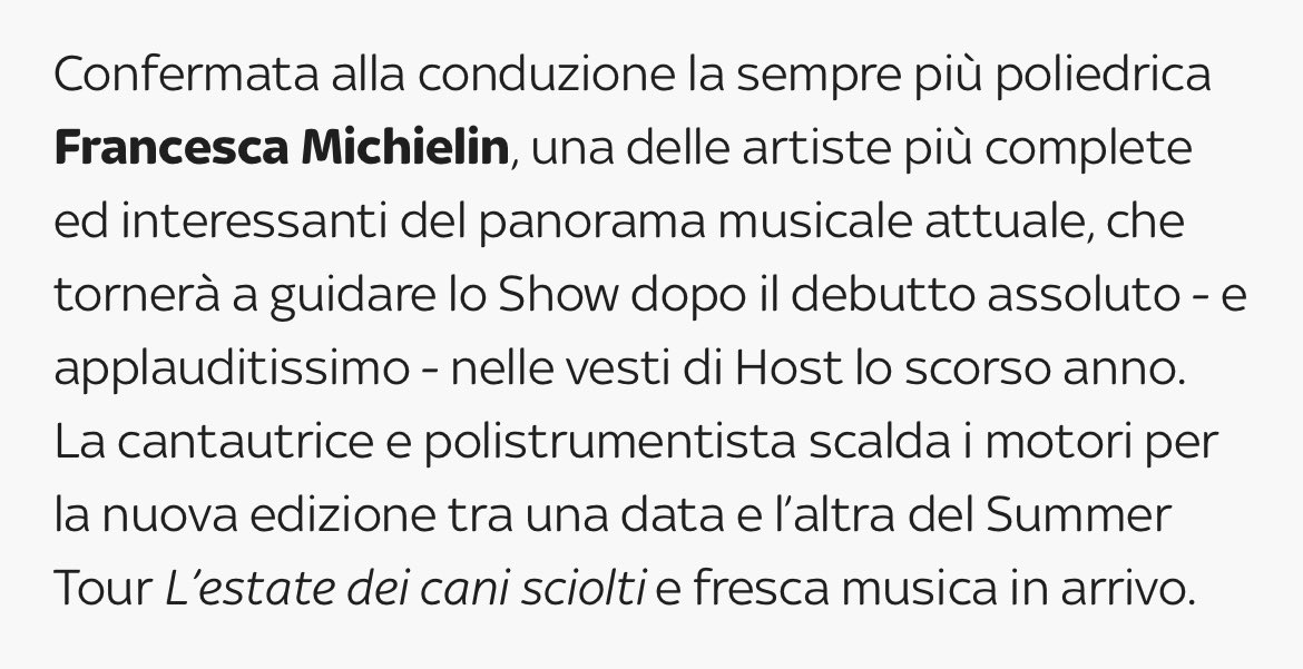 “La sempre più poliedrica Francesca Michielin” 🥹🔥 queen #XF2023