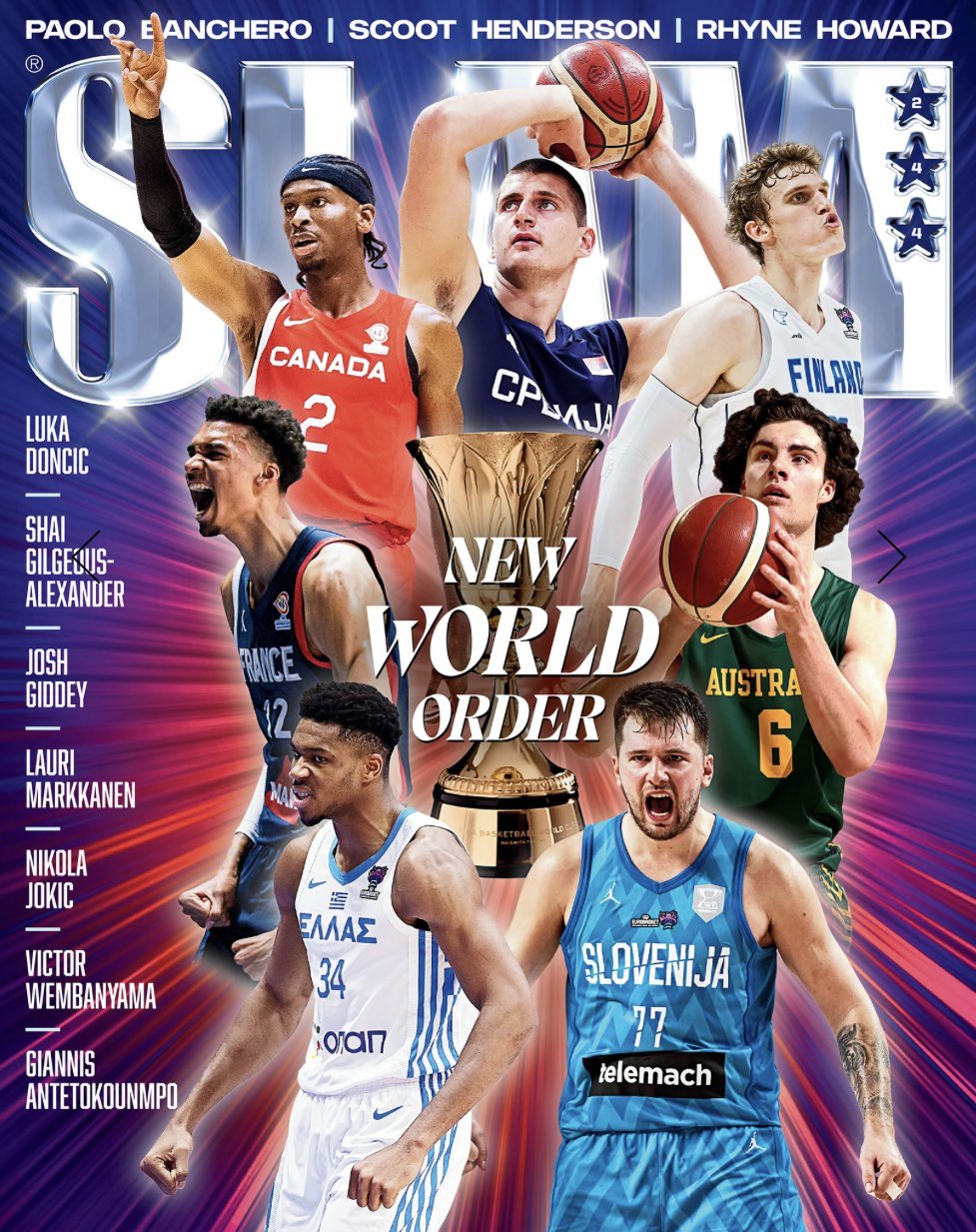 Giannis Antetokounmpo On Franchise Mag Issue 6 Cover