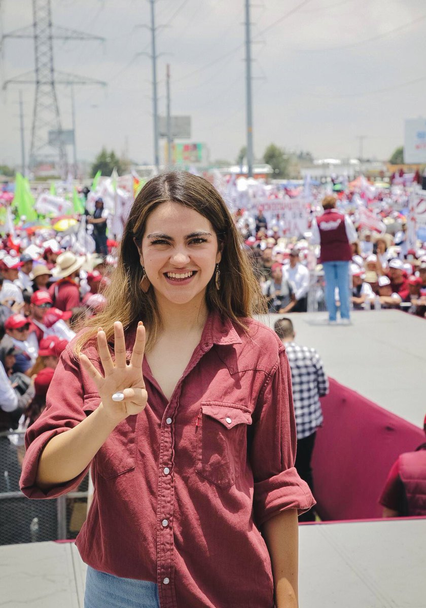 AndreaChavezTre's tweet photo. ¡Ya se van! ¡Ya se van¡ ¡Los priístas ya se van!

Recuerden que hoy terminan las campañas del EDOMEX y Coahuila. Luego, vendrá el periodo de reflexión para llegar este domingo a la jornada electoral con la herramienta transformadora más efectiva de nuestros días: el voto masivo.

Para que llegue la esperanza y la transformación, este 4 de junio sal a votar por Morena junto a tus familiares, amigos y vecinos.