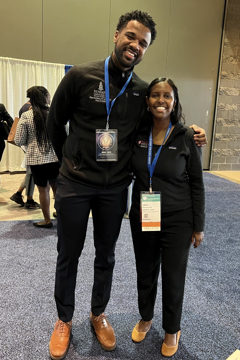 LahiaYemaneMD's tweet image. So fun to welcome the students to @StanfordMed and  reunite with many @LisaNUmeh &amp;amp; I met at the @HowardU residency fair &amp;amp; @SNMA #AMEC2023 conference.