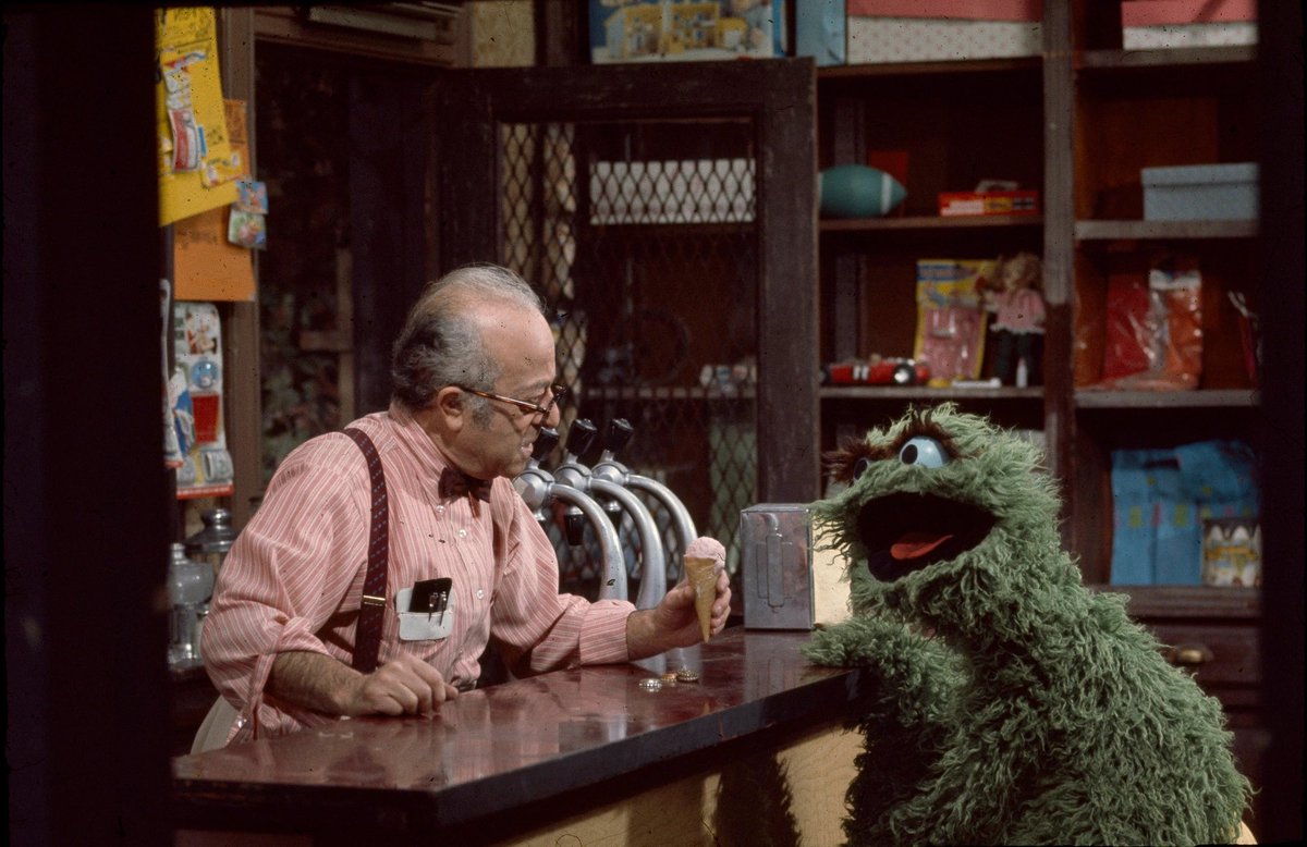 Happy #JewishHeritageMonth! Will Lee (Mr. Hooper) was blacklisted during the era of McCarthyism for being a Jewish actor and an alleged communist. Hooper was the Jewish representation on Sesame Street, and was the first positive Jewish representation for many kids watching.
