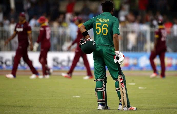 56 on the back, but a 10 with the bat.

#8YearsOfBabarAzam