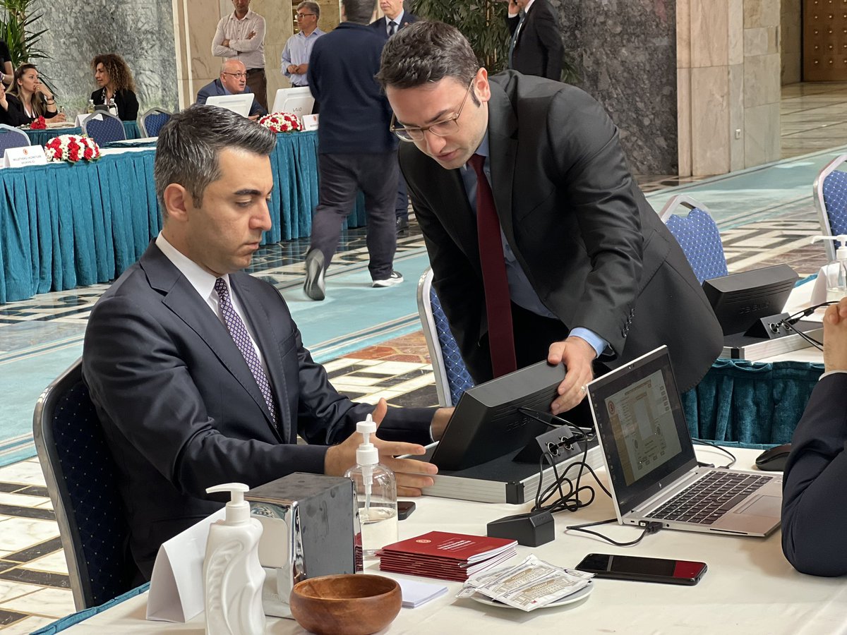 cem_avs's tweet photo. Türkiye Büyük Millet Meclisi 28. Dönem Tekirdağ Milletvekili olarak gazi meclisimizde kayıt işlemlerimizi gerçekleştirdik.

Ülkemize, milletimize, Tekirdağ’ımıza hayırlı olsun. 
Allah bizleri mahcup etmesin. https://t.co/E29Cj97H7q