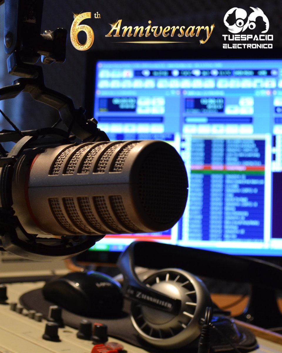 tuespacioelect's tweet photo. Feliz 6º aniversario, Tu Espacio Electrónico Radio! En los últimos seis años, hemos tenido el honor de contar con invitados destacados que han compartido su experiencia y conocimientos en el mundo de la música electrónica https://t.co/wZy6WO1Iqn https://t.co/u1D9z6ZY4r