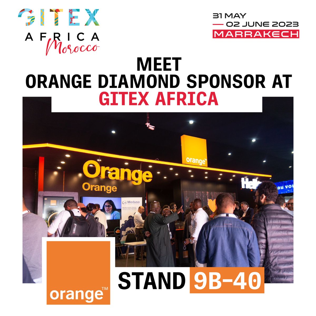 GITEX AFRICA (@gitexafrica) on Twitter photo 💠 We're delighted to have <a href="/orangeafrica/">Orange Africa & Middle East</a> as the Diamond Sponsor of the inaugural GITEX AFRICA.
💫 Prepare to be captivated by their extraordinary range of products and services, tailored to connect people, businesses, and opportunities across continents. Let's unlock the future 💠 We're delighted to have <a href="/orangeafrica/">Orange Africa & Middle East</a> as the Diamond Sponsor of the inaugural GITEX AFRICA.
💫 Prepare to be captivated by their extraordinary range of products and services, tailored to connect people, businesses, and opportunities across continents. Let's unlock the future