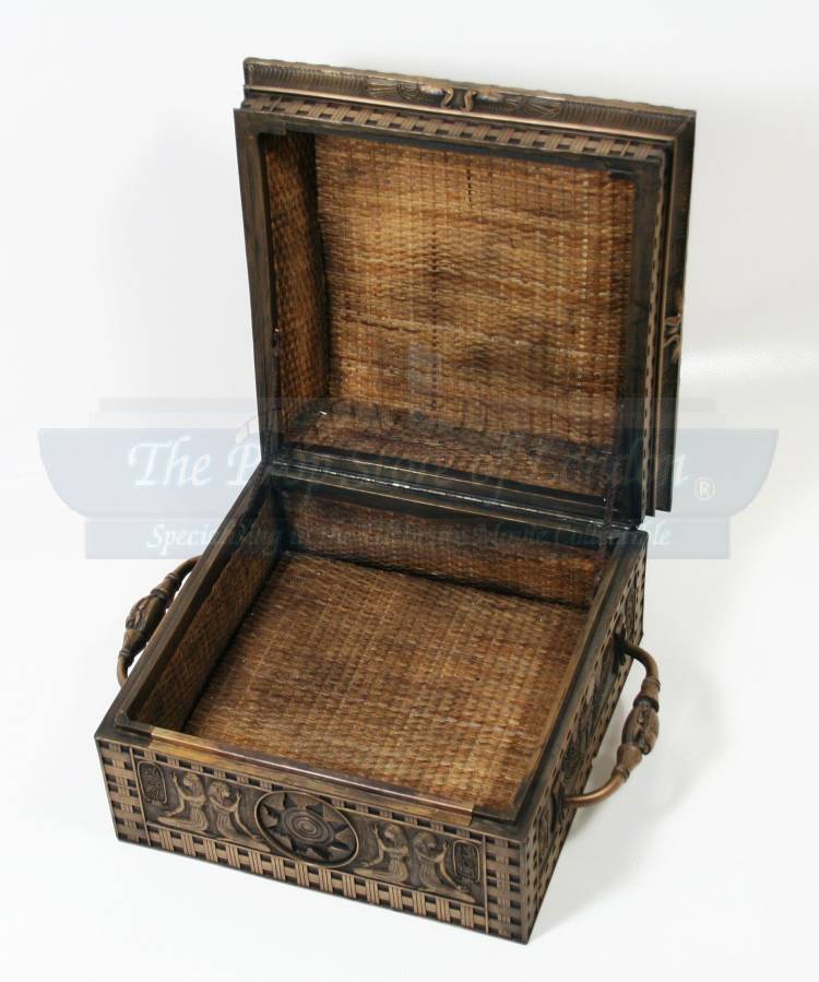 The box which contained the Bracelet of Anubis from The Mummy Returns. Very ornate. #movieprops #props #themummyreturns