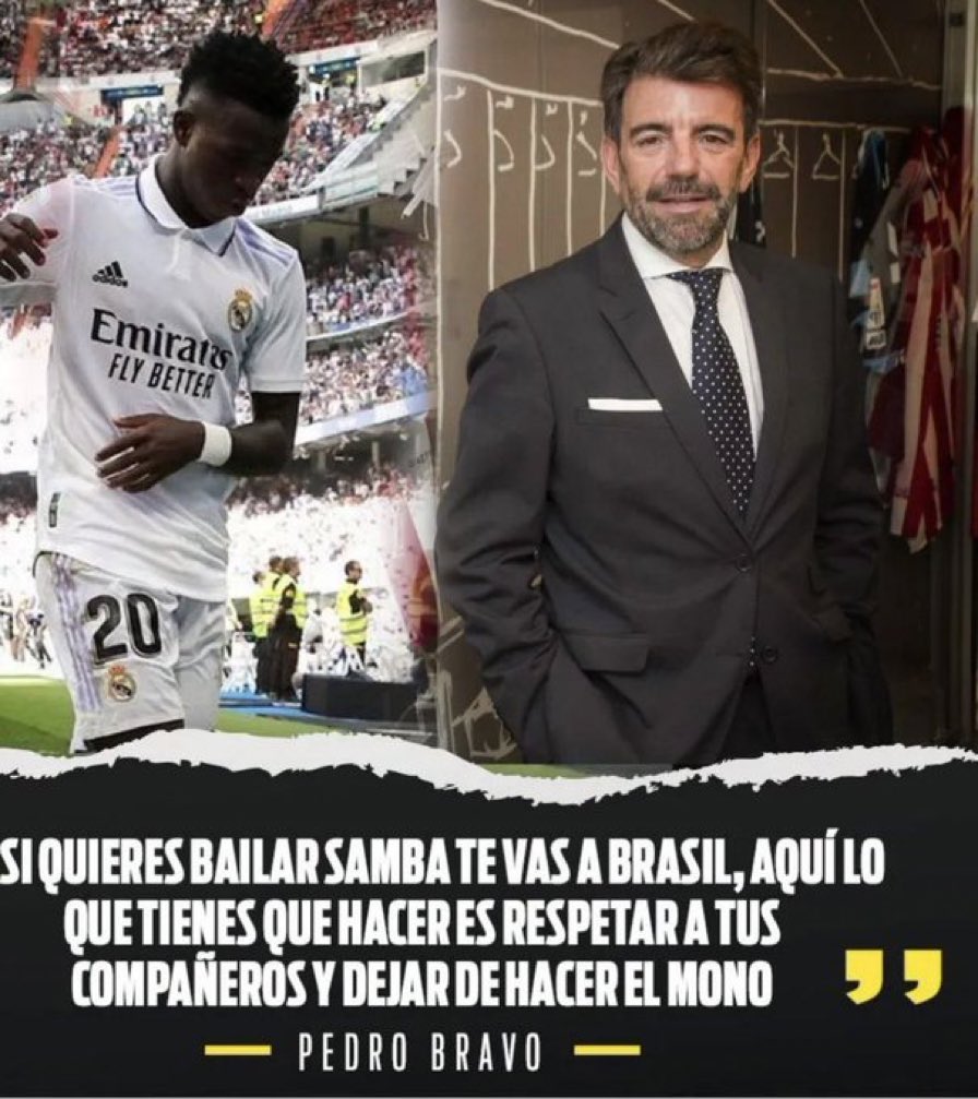 ¡A este señor nunca lo echaron del programa por decir esta burrada!

¿Van a seguir colaborando con esto <a href="/bet365_es/">bet365 España</a> <a href="/OPPOEspana/">OPPO España</a> <a href="/WilliamHillES/">William Hill ES</a> <a href="/WilliamHill/">William Hill</a> <a href="/BornosBodegas/">Bornos Bodegas</a> ?

#ApagonAlChiringuito
#RacismoEnAtresmedia 

<a href="/CBF_Futebol/">brasil</a> <a href="/ESPNBrasil/">ESPN Brasil</a>