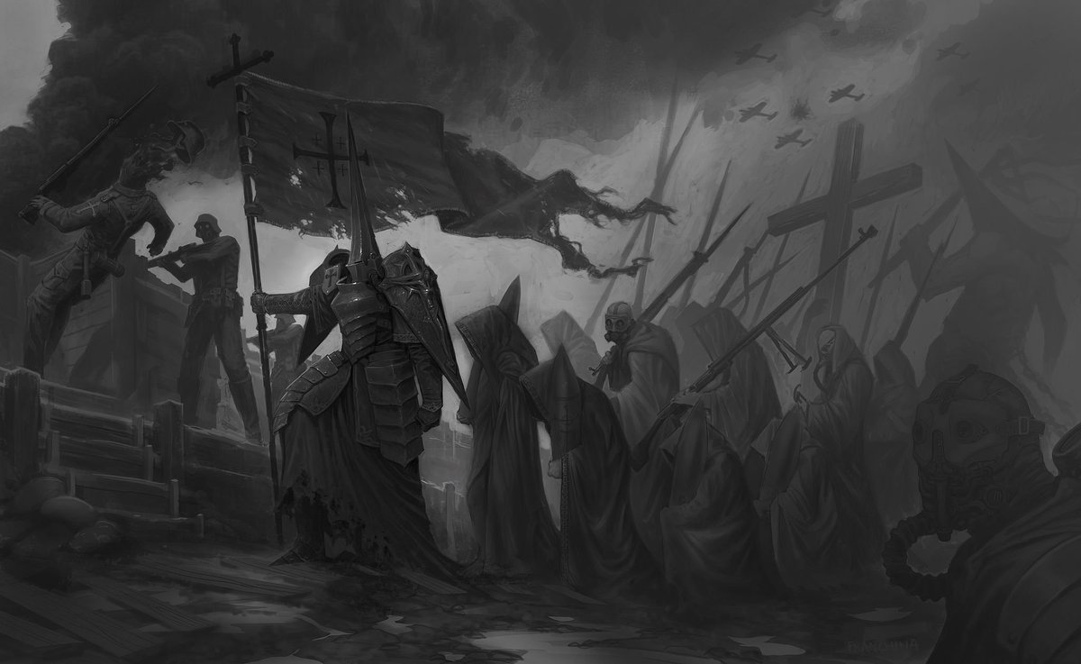 “Go forth and make war upon the Heretics that plague the Creation of the LORD."
– Battle Psalms 35:6
New Orthodox Syncretic Bible

As the war rages against the legions of Hell, strange visions torment the faithful across the globe.