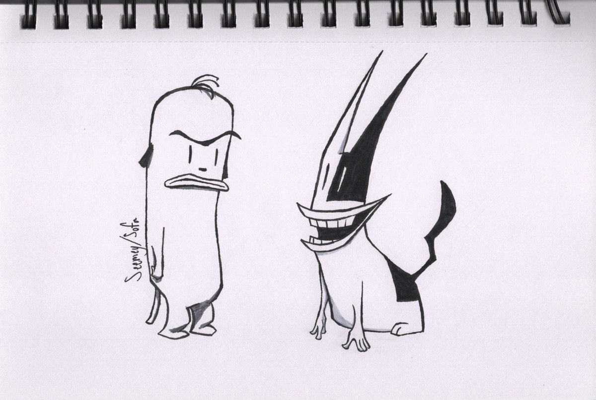JKenfield's tweet photo. My daughters are already fans of the new @burkleandspay animated shorts and have started drawing their own #fanart. https://t.co/tjzKDkPjXC