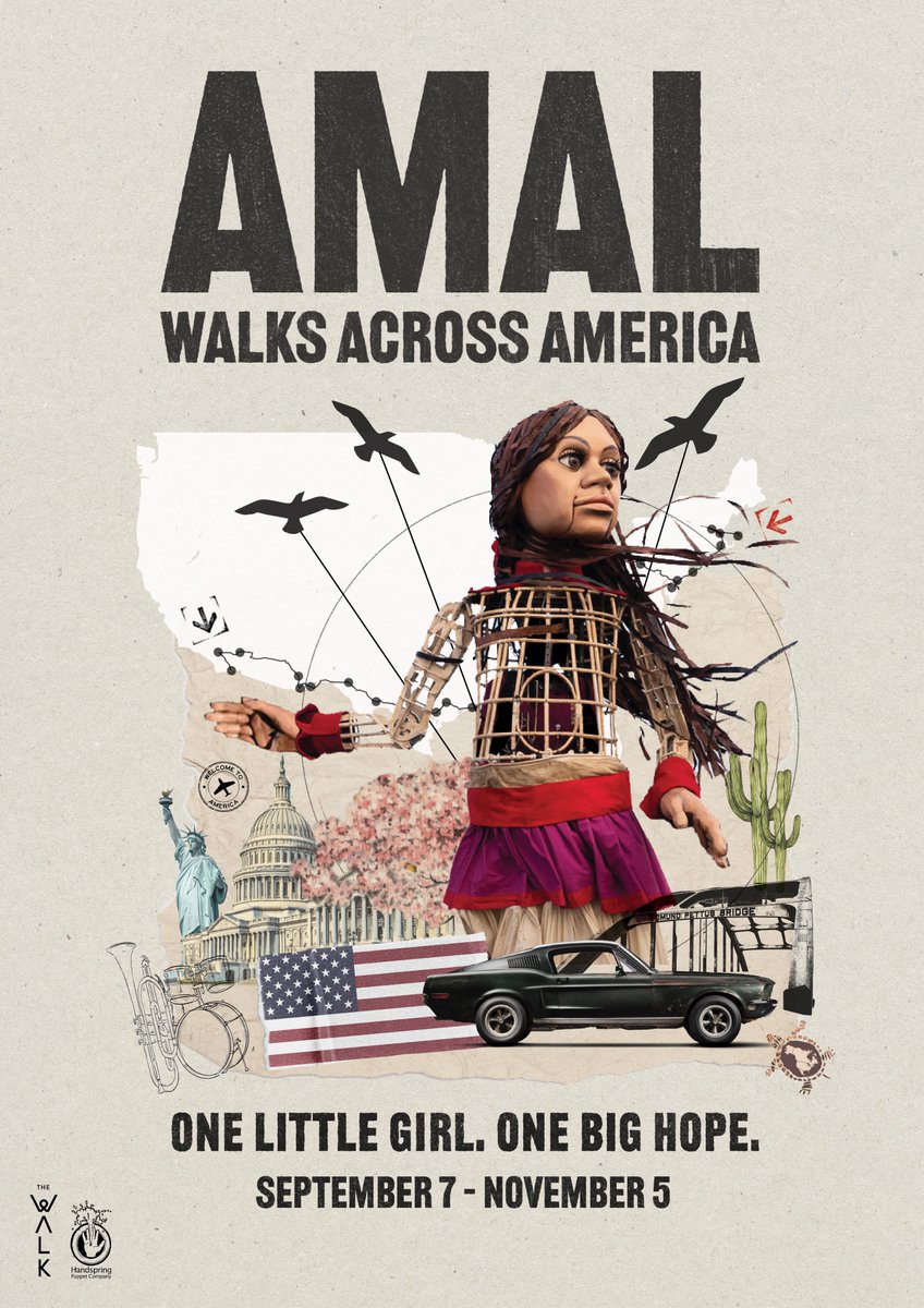 AMAL WALKS ACROSS AMERICA.
ONE LITTLE GIRL. ONE BIG HOPE.

<a href="/walkwithamal/">Little Amal (The Walk)</a> will journey 6000 miles this fall from Boston to San Diego. She will be welcomed by 1,000+ artists at 100+ events in 35 towns and cities.

We are proud to be welcoming Amal to Cincinnati in September!