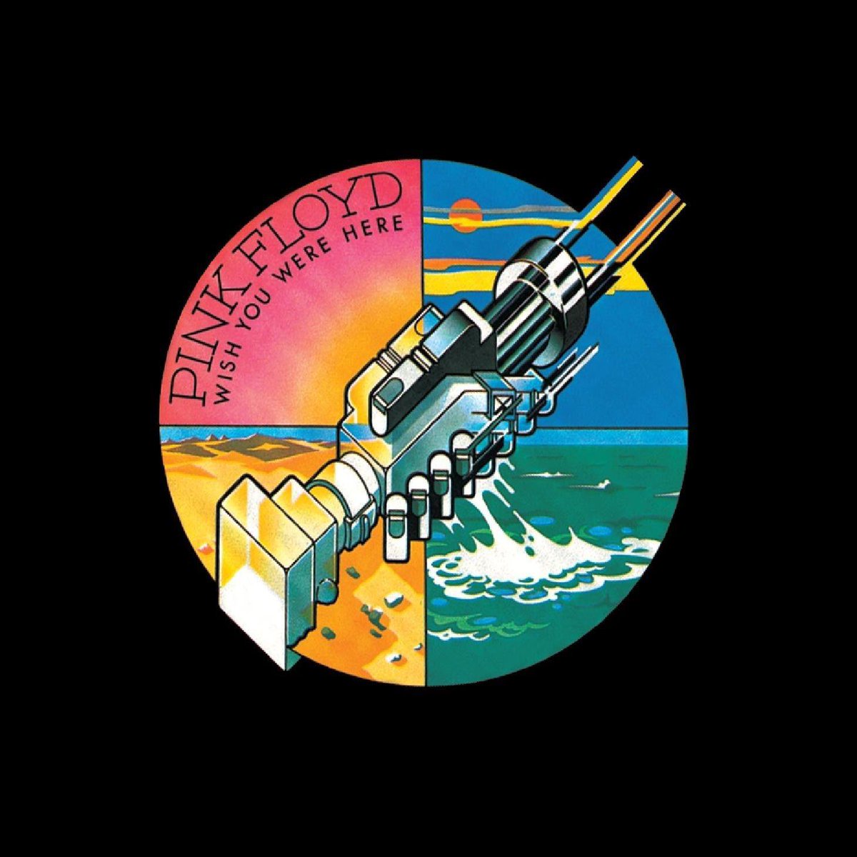 Tonight on the turntable: Pink Floyd - Wish You Were Here 1975.
The original album package was a black plastic bag with 'the burning stuntman' cover inside.