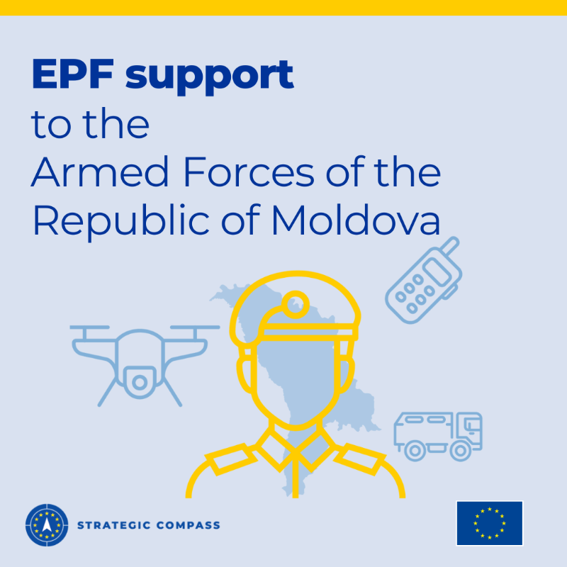 EU_FPI's tweet photo. 🇪🇺🇲🇩: Today, European leaders will discuss joint efforts for peace &amp; security in Chisinau, 🇲🇩#Moldova @ #EPCSummit.

This is the occasion to show how the #EuropeanPeaceFacility supports the Armed Forces of Moldova since 2021.

This is #EUForeignPolicy in action!