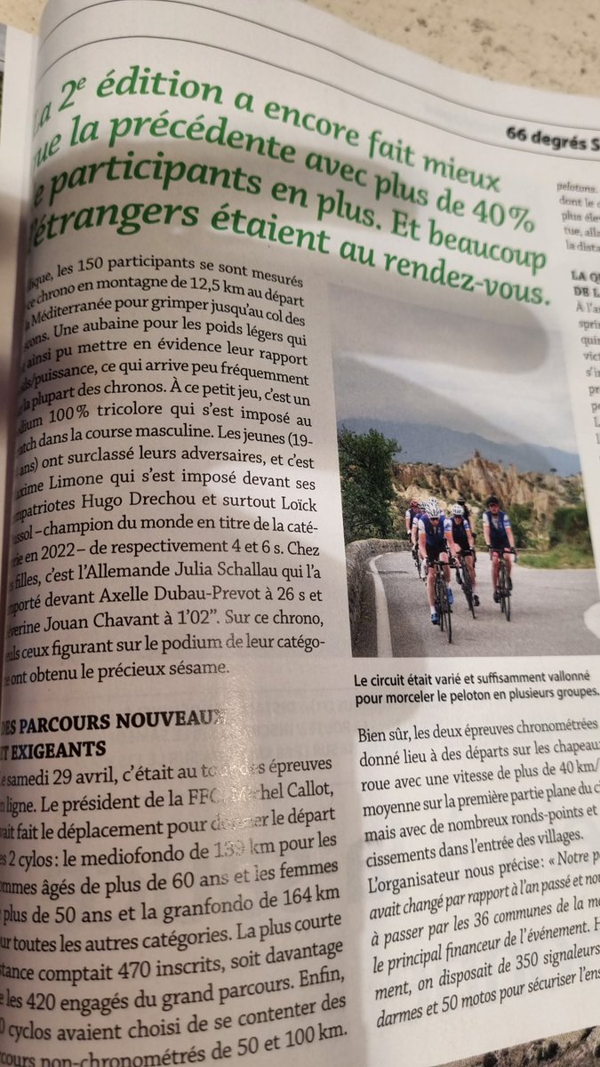 GuyAlbalat's tweet photo. Un grand Merci 
Au journal national 
Le Cycle pour la mise en avant de 66degressud et du territoire https://t.co/uyuUet2T5J