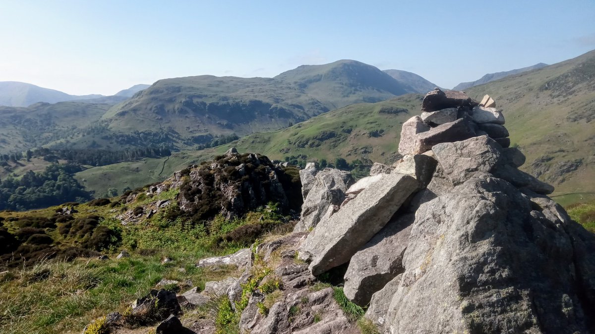 Glenridding Dodd ticked off, sorry, but the weather just makes it extra special and more stunning
Had fun climbing the path up from Ullsawater 
Just 31 Wainwrights to go