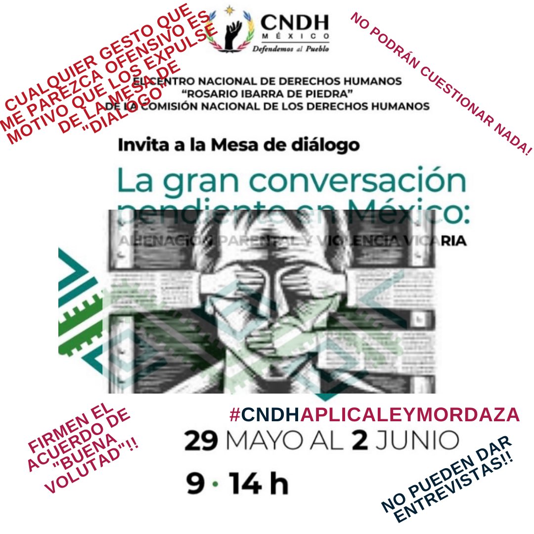 #LadyMordaza #RosyLauraCastellanosMariano seguro con la 🐑🐑 ahora si quedas! <a href="/RosyLauraC/">RosyLauraC</a> Todos cortados con la misma tijera ✂️<a href="/CNDH/">CNDH en México</a> <a href="/carlosalazraki/">Carlos Alazraki</a> <a href="/PelonGomis/">Héctor Suárez Gomís</a> <a href="/Mx_Diputados/">H. Cámara de Diputados</a> <a href="/SCJN/">Suprema Corte</a> <a href="/senadomexicano/">Senado de México</a> <a href="/DDHPorIgualdad/">Derechos Del Hombre Por Igualdad</a> <a href="/MinjuDDHH/">Ministerio de Justicia y Derechos Humanos</a> <a href="/PDHCDMX/">Sistema Integral de Derechos Humanos</a> @SJyDH_Edomex <a href="/defensorianinez/">Defensoría de la Niñez</a> @MejorNinez