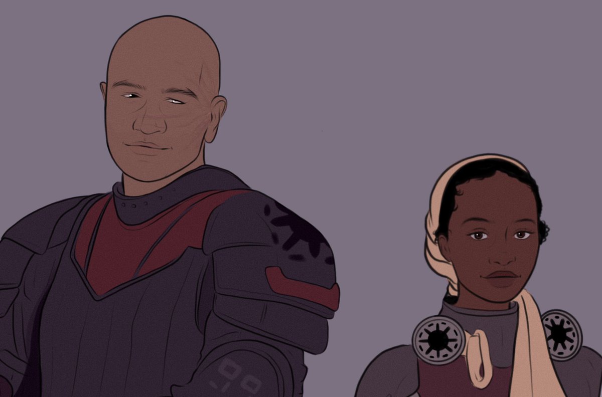 Medieval Star Wars AU! Ft. Sir Wrecker of House Fett and Lady Marta, Defender of the Temple (oc)