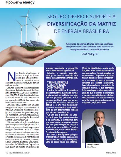 Revista Cobertura, março 23- Power Energy 
Matéria completa (págs. 14, 15 e 16):

revistacobertura.com.br/revistas/revis…

#abgr #gestãoderiscos #riscos #risk #riskmanager #energias #seguros #resseguros