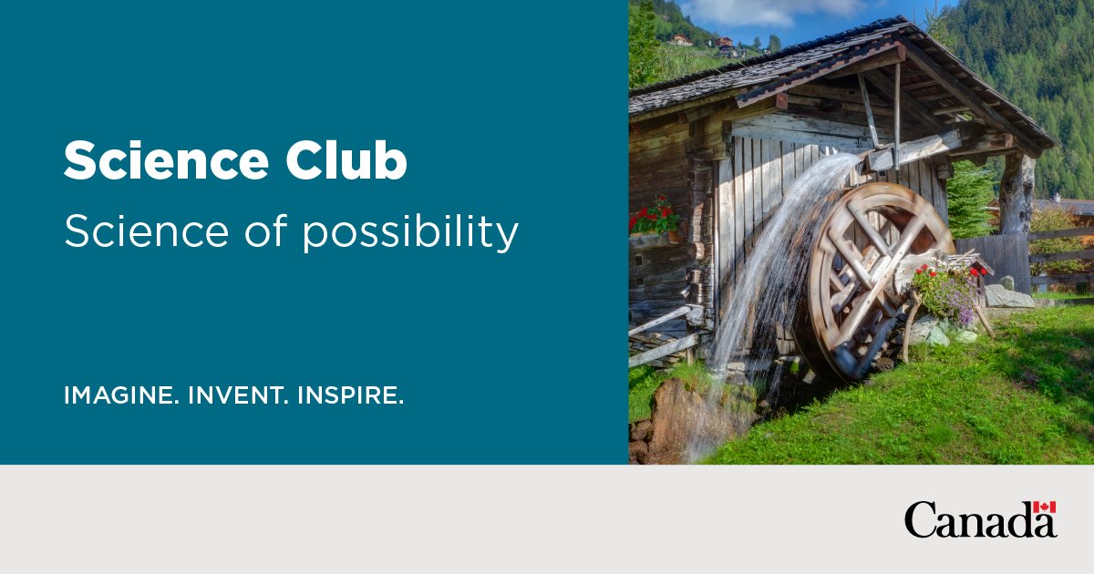 Hey, #ScienceClub! Ever wondered how energy-harnessing water wheels work? 🌊 

Create your own with <a href="/IngeniumCa/">Ingenium</a>: bit.ly/3C2e0Sa