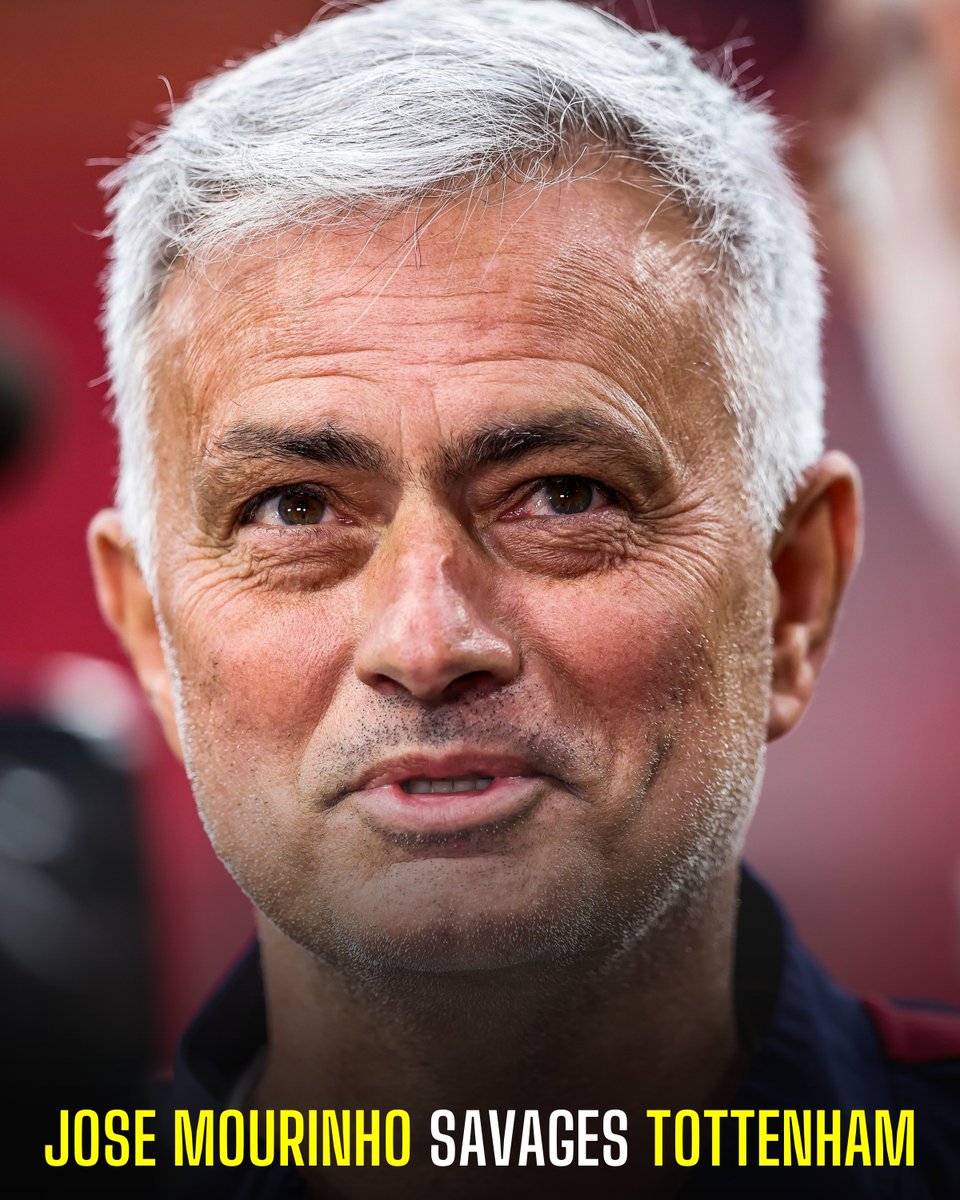 Fandangoapp's tweet photo. Last week: “Spurs is the only club which I do not have a close bond. Levy didn't let me play the final and win the trophy.”

This week: “In Roma, they didn't sack me before the final. Spurs sacked me a week before a final at Wembley.”

Mourinho continues to take digs at Spurs 😅 https://t.co/0xP1FT2ygG