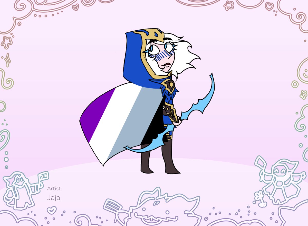 LoLPrideChibis's tweet image. Ashe is ready to cool down June's heat with her frostbow!

🎨: @ehy_its_jaja