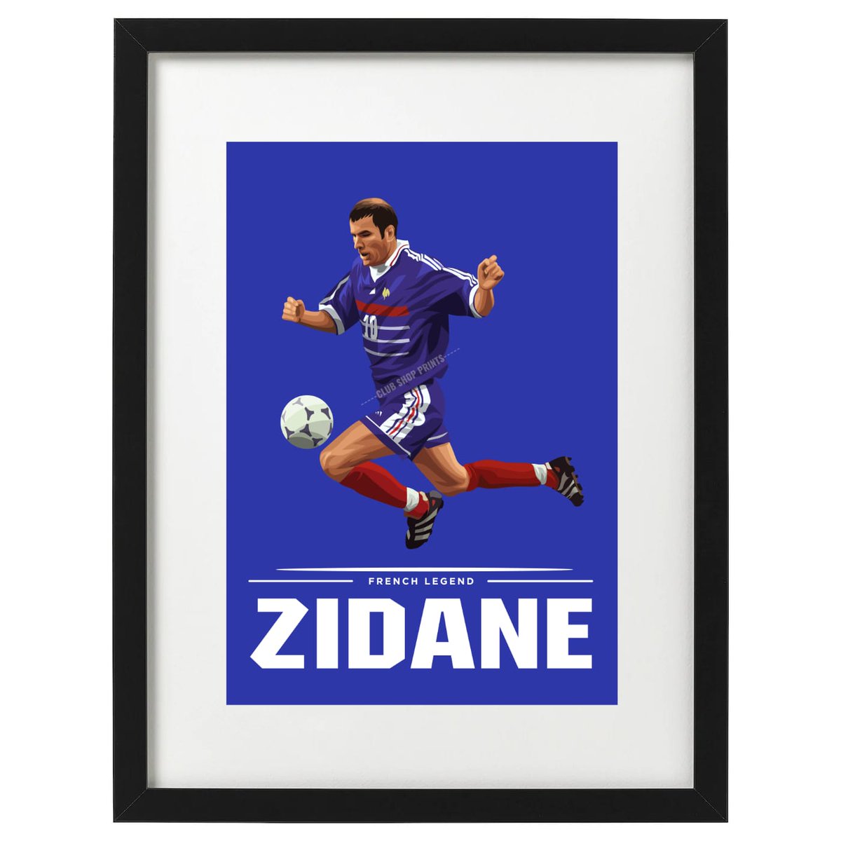 🇫🇷 France 98 legends 🇧🇷 #r9 and 🇫🇷 #Zidane art prints available now. Free UK delivery. Link in bio 👆🏻 #footballart #r9 #Zidane #france98 #retrofootball #ronaldo