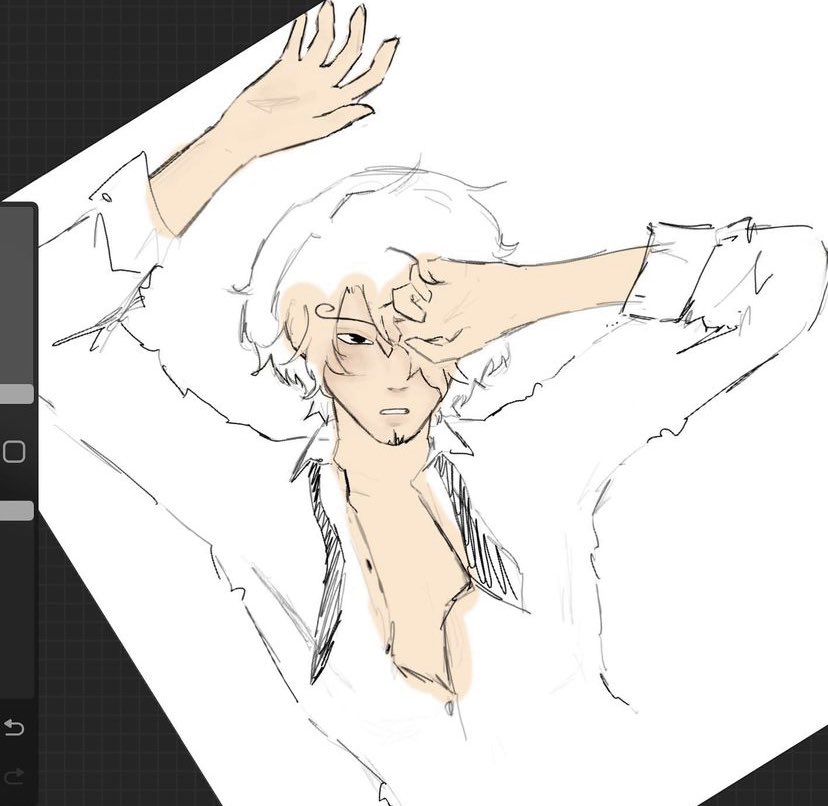 I hate drawing he looks so strange The eye is throwing me off