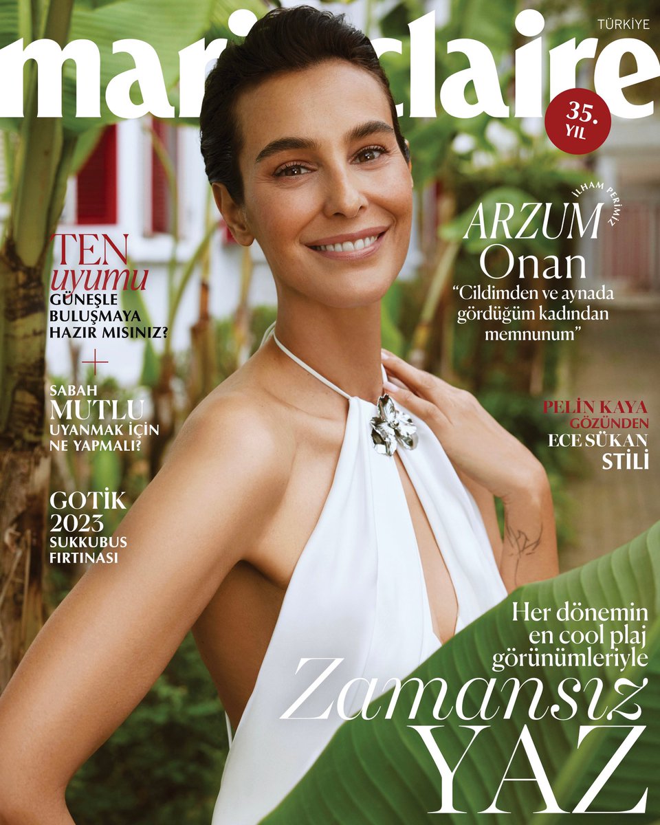 Hayatta karşılaştığı fırtınaları zarafetle atlatan, üslubundan ve niteliğinden taviz vermeyen Arzum Onan bugün, tam 30 yıl sonra yeniden Marie Claire kapağında. 

Marie Claire Haziran yarın tüm dijital platformlarda ve yakında bayilerde.

@onanarzum 
@EsthedermTr 

#arzumonan