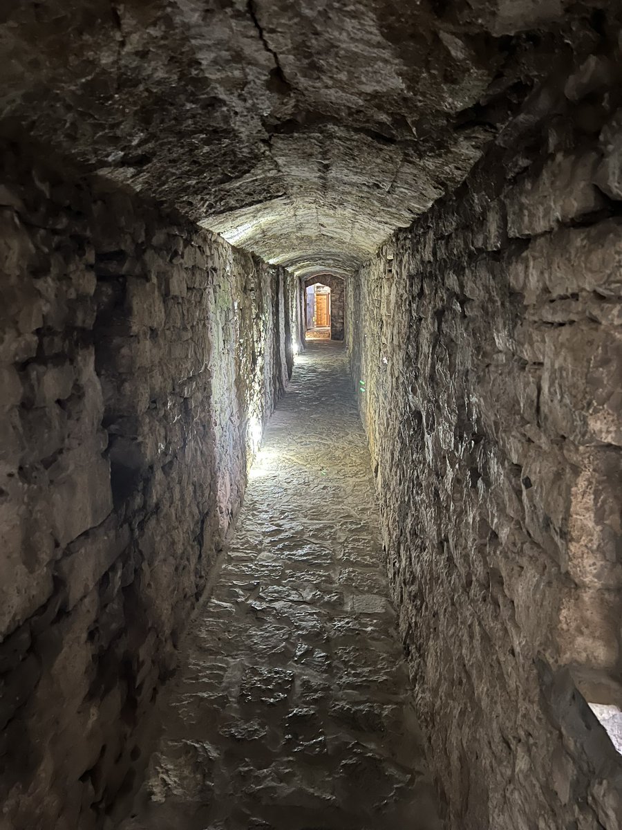 View of the interior walkways in Pembroke Castles walls 🏰🏴󠁧󠁢󠁷󠁬󠁳󠁿 #wallwednesday #welshwednesday