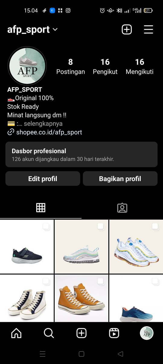 afp_sport's tweet image. Ayo follow AFP_SPORT jualan sepatu ori second dan baru dengan kualita yng tidak kaleng kalengan.
Kami juga menyediakan pealayan melalu shope🤩
shopee.co.id/afp_sport
Ayo bruan di beli seblum kehabisan

Happy shoping🎉🎉🎉