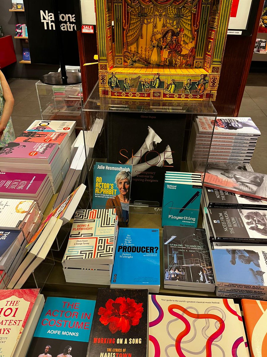 PapatangoTC's tweet photo. Lovely to see our guide to building a writing career, #BeingAPlaywright, out in the wild at @NTBookshop!
Almost five years since @NickHernBooks published it, we hope it's still helping playwrights break into theatre. https://t.co/Oc6Ahy58pd