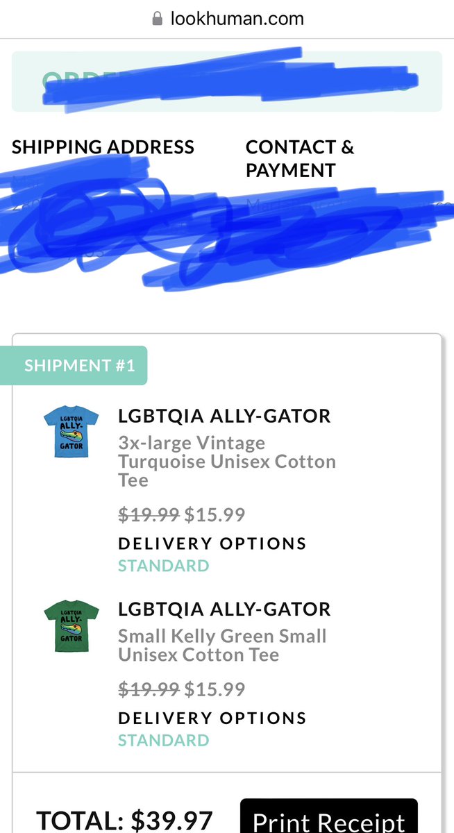 MariaSB85NYY's tweet photo. Just ordered shirts for Donovan and I for Pride next Sunday โค๏ธ
I love everything @look_human has to offerโค๏ธ
Go check them out !
Also thank you to @ringasunn for the recommendation โค๏ธ
#proudally #albanypride #NYPride #lgbtqia #lookhuman https://t.co/iFjQ1kpjsu