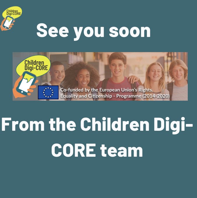 DigiCoreProject's tweet image. Sino al 1 luglio tutti i materiali saranno disponibili sul sito ufficiale #childrendigicore
Dopo tale data documenti, video, news, foto e tanto altro saranno disponibili al link 👇childrendigicore.unito.it