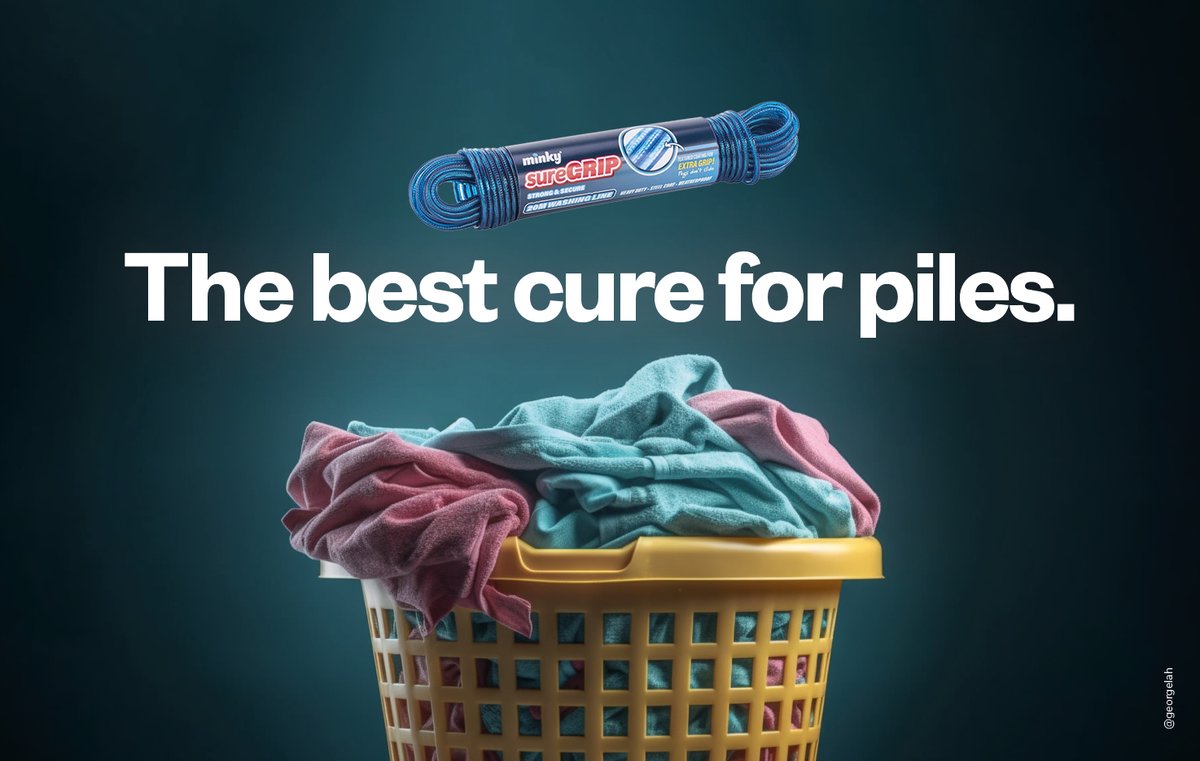 georgelah's tweet photo. @OneMinuteBriefs - Brief of the Day: Create posters to advertise #WashingLines ๐จ๐
#minky https://t.co/d7DPE3I5lh