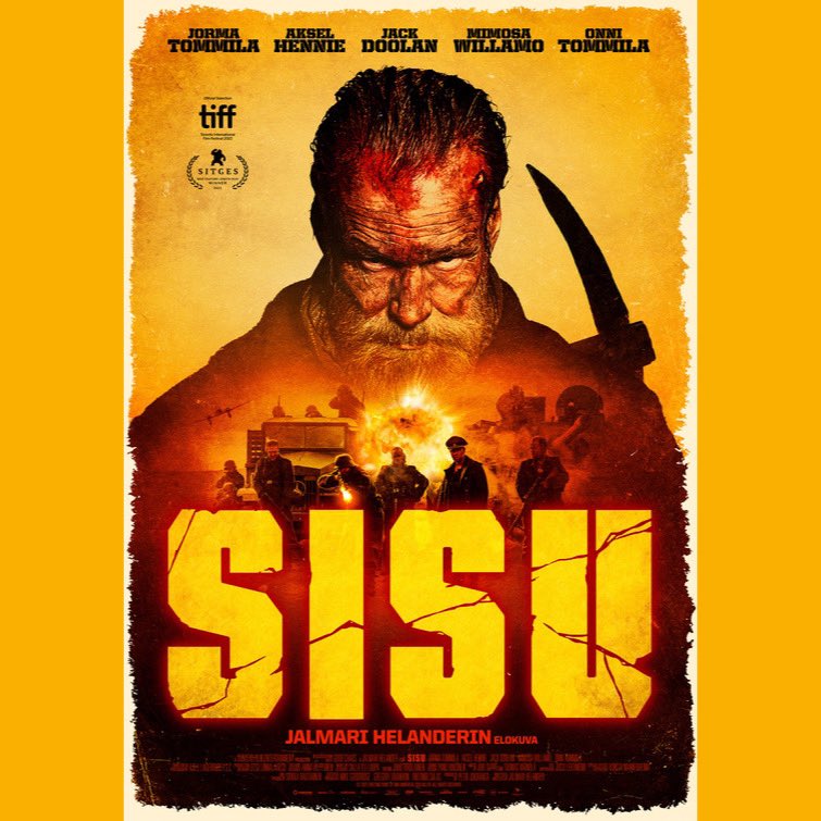 An hour and a half of brilliant Nazi-slaying action!

Check out my review:

wadoreviews.wordpress.com/2023/05/31/fil…

#Sisu #SisuMovie #SisuFilm