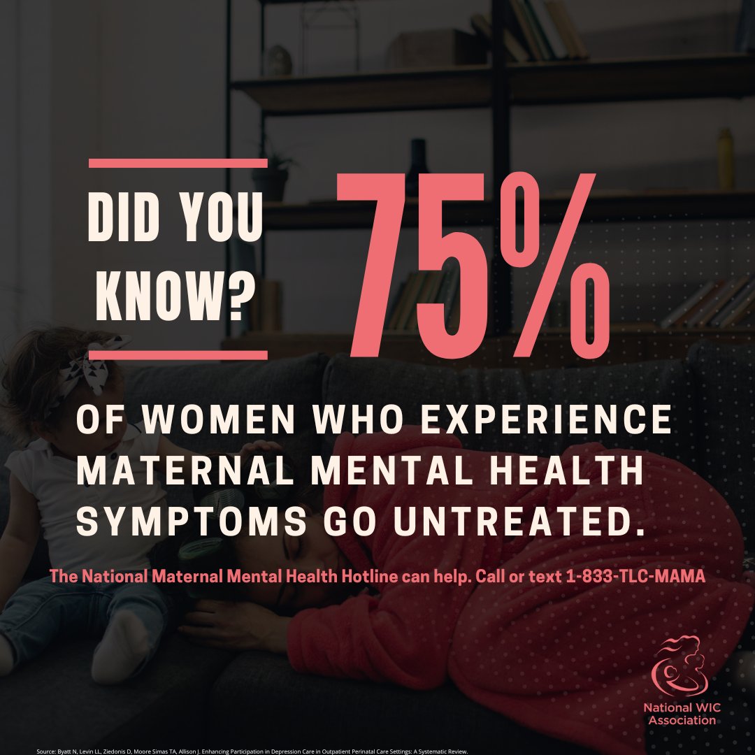 MMHLA2's tweet photo. SEVENTY FIVE PERCENT. An overwhelming majority of maternal mental health conditions go untreated, leaving countless mothers suffering in silence. It’s time to prioritize awareness and support to ensure no mom is left behind. #MaternalMentalHealth https://t.co/lADUyrMxPH