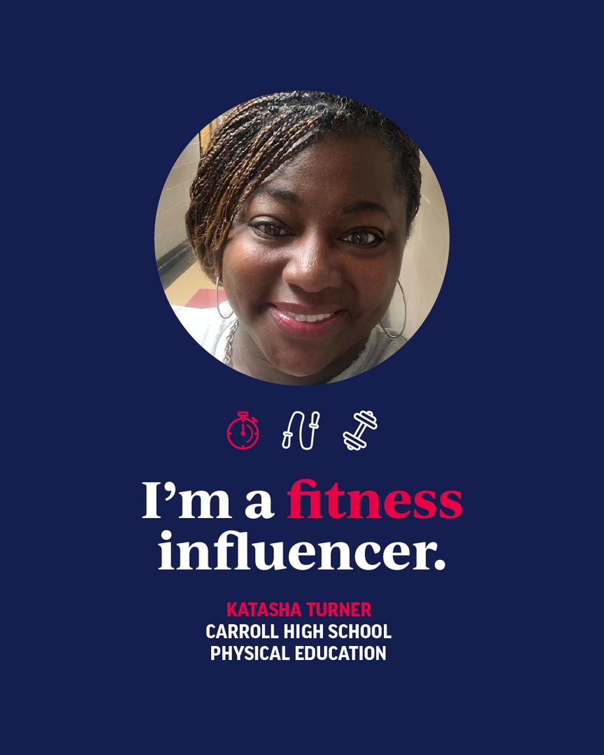 AlabamaAchieves's tweet photo. #NationalPhysicalFitnessandSportsMonth may be coming to an end but there are tons of Fitness Influencers like Carroll High School's Katasha Turner. Be sure to show them some appreciation the next time you visit your local school! 🍎 💪 https://t.co/297sn0Z6nS